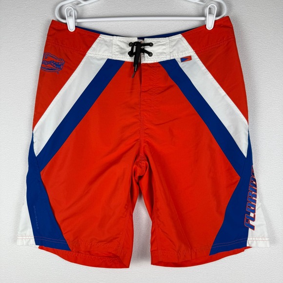 Florida Gators Board Shorts Mens Medium Collegiate Embroidered Swimwear - Picture 1 of 11